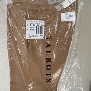 NWT 0p Talbot flannel pants